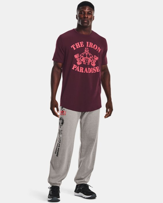UA PJT ROCK IPBC SS in Maroon image number 2